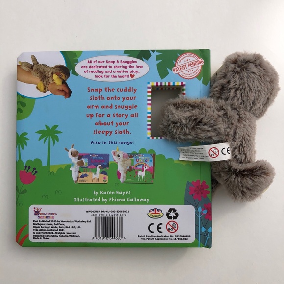 3/$10🌿 Snap & Snuggle Book My Sleepy Sloth - Picture 3 of 8